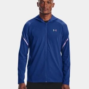 BRAND NEW men under armour rush heatgear full zipped hoodie hoody size M & L